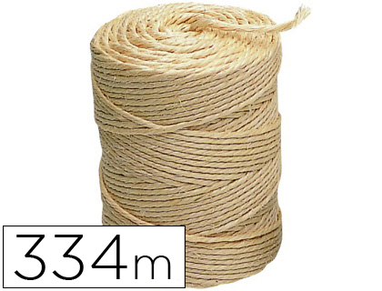 Cuerda sisal 3 cabos Liderpapel rollo 2Kg. 334m.